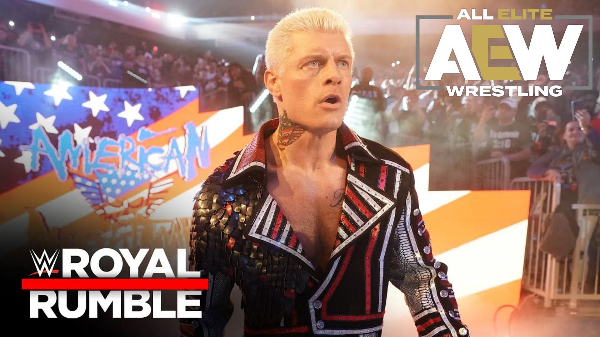 How did Cody Rhodes feel about an AEW star being backstage at the Royal Rumble?