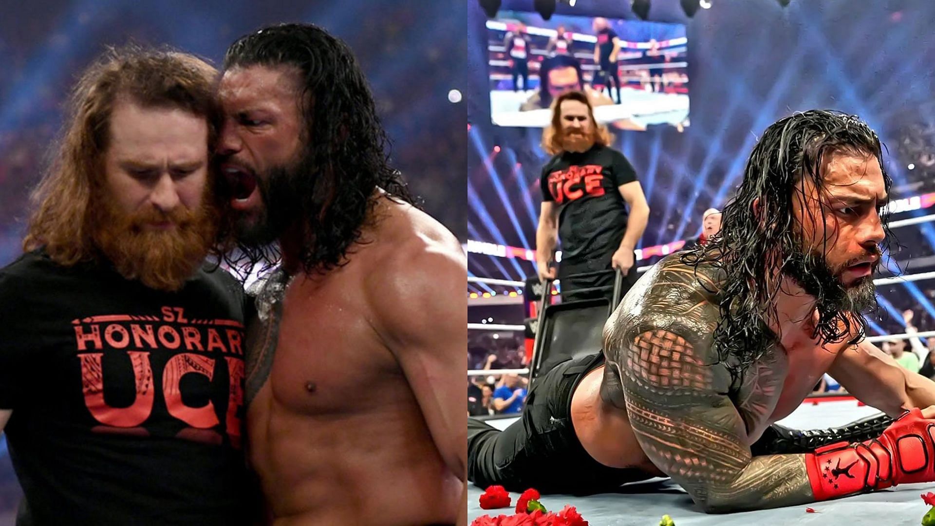 Sami Zayn turned on Roman Reigns at WWE Royal Rumble