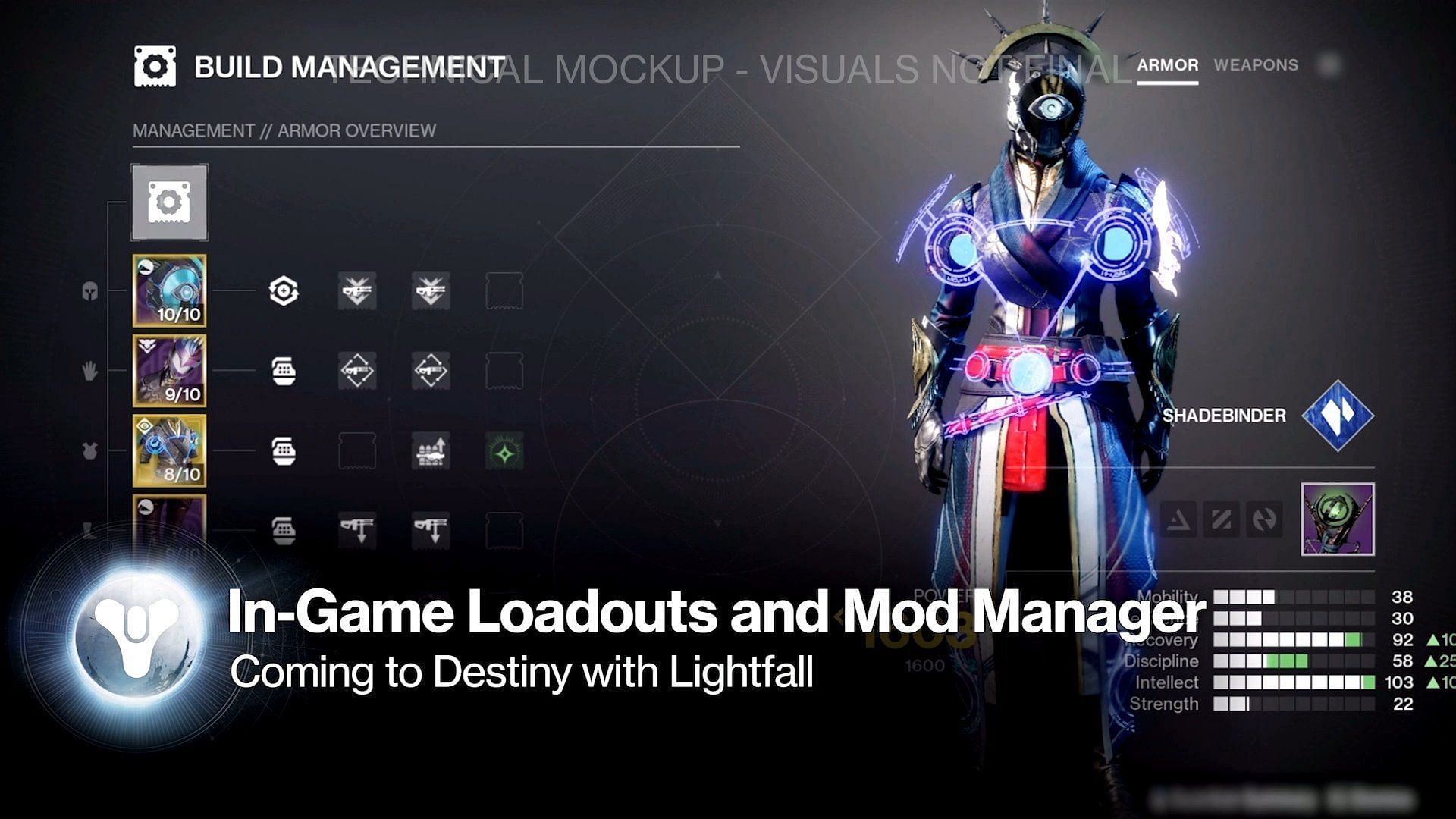 Build management (Image via Destiny 2)