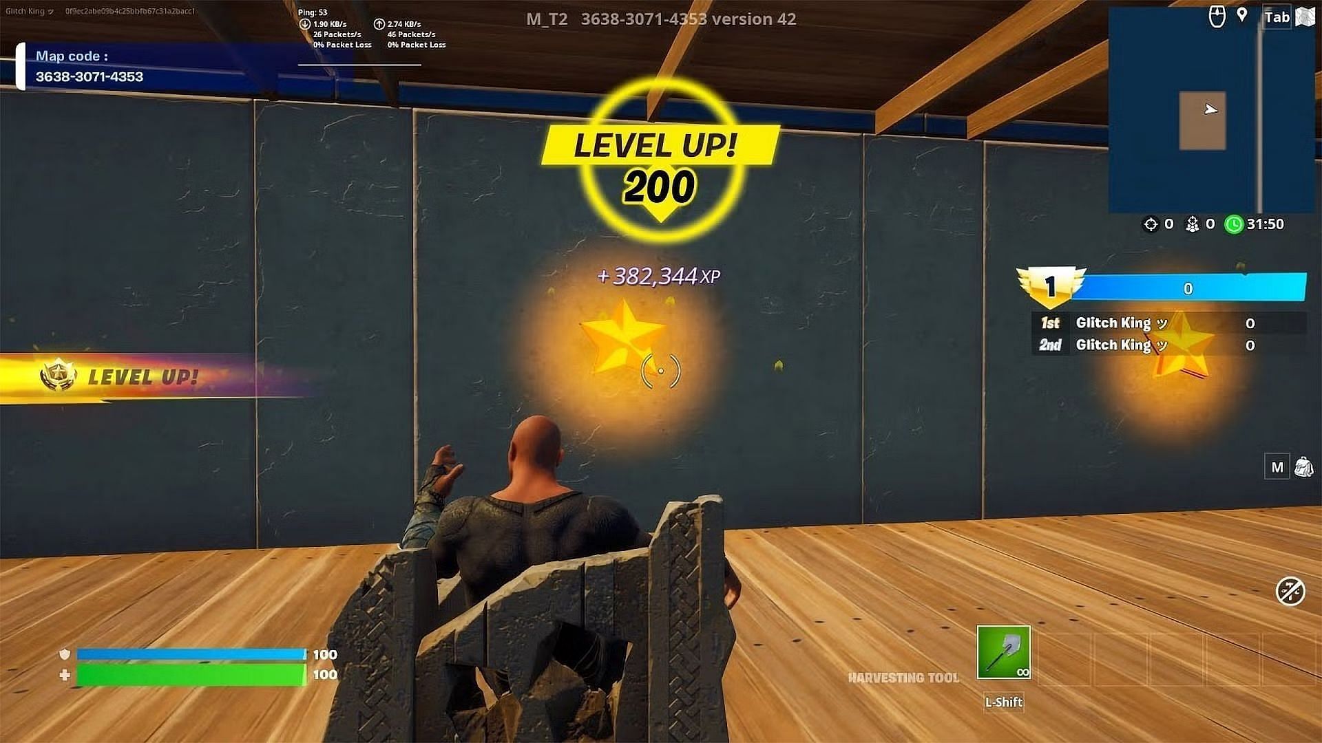 Leveling up the Battle Pass is much faster with the bonus XP (Image via Epic Games)