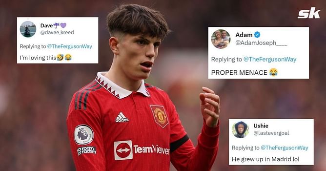 “Loving this”, “He grew up in Madrid” – Manchester United fans salute Alejandro Garnacho as he appears to troll Barcelona star after win