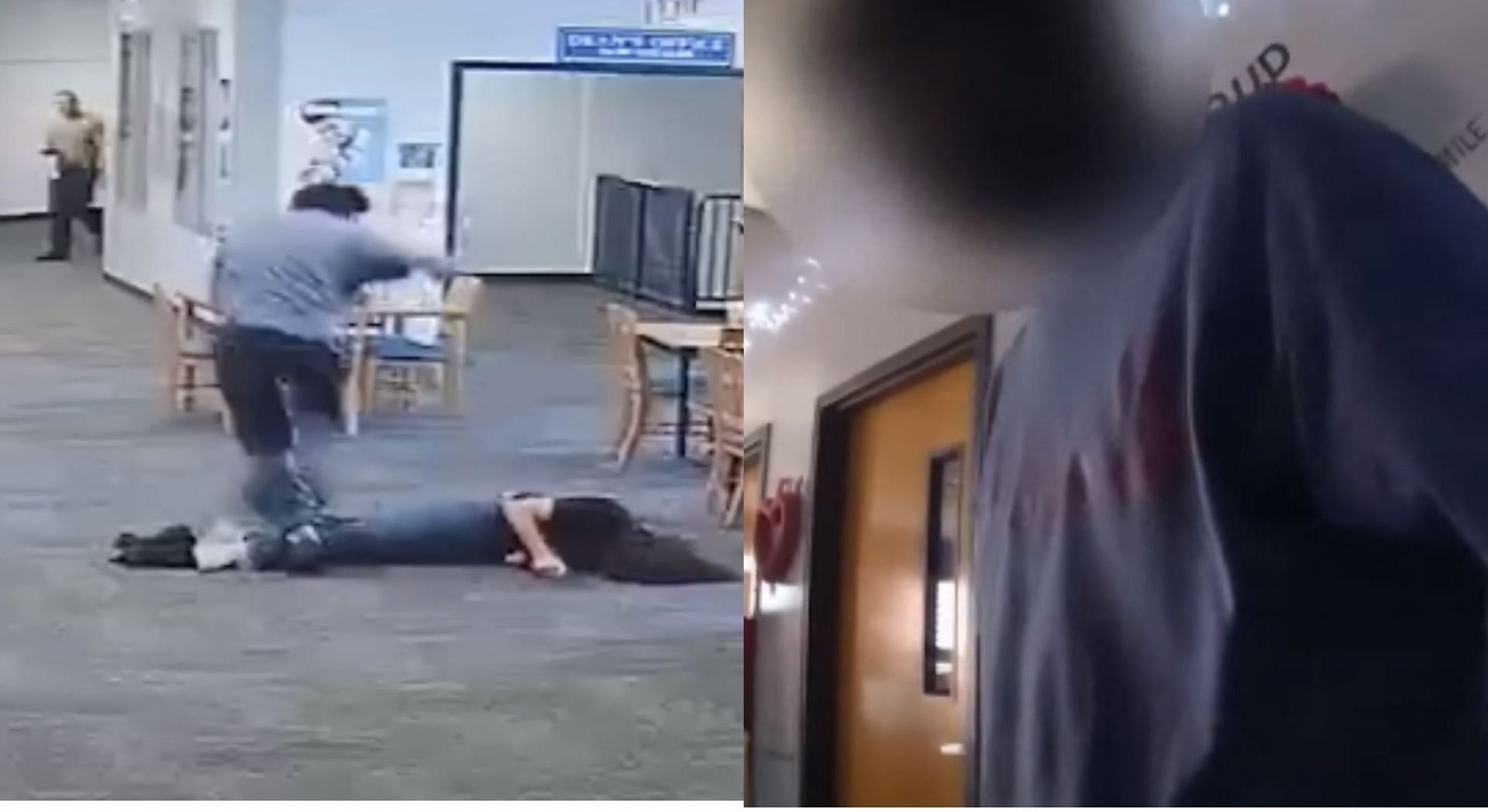 A Matanzas High School student physically attacked a teacher over Nintendo switch (Image via Fight Haven/Twitter)