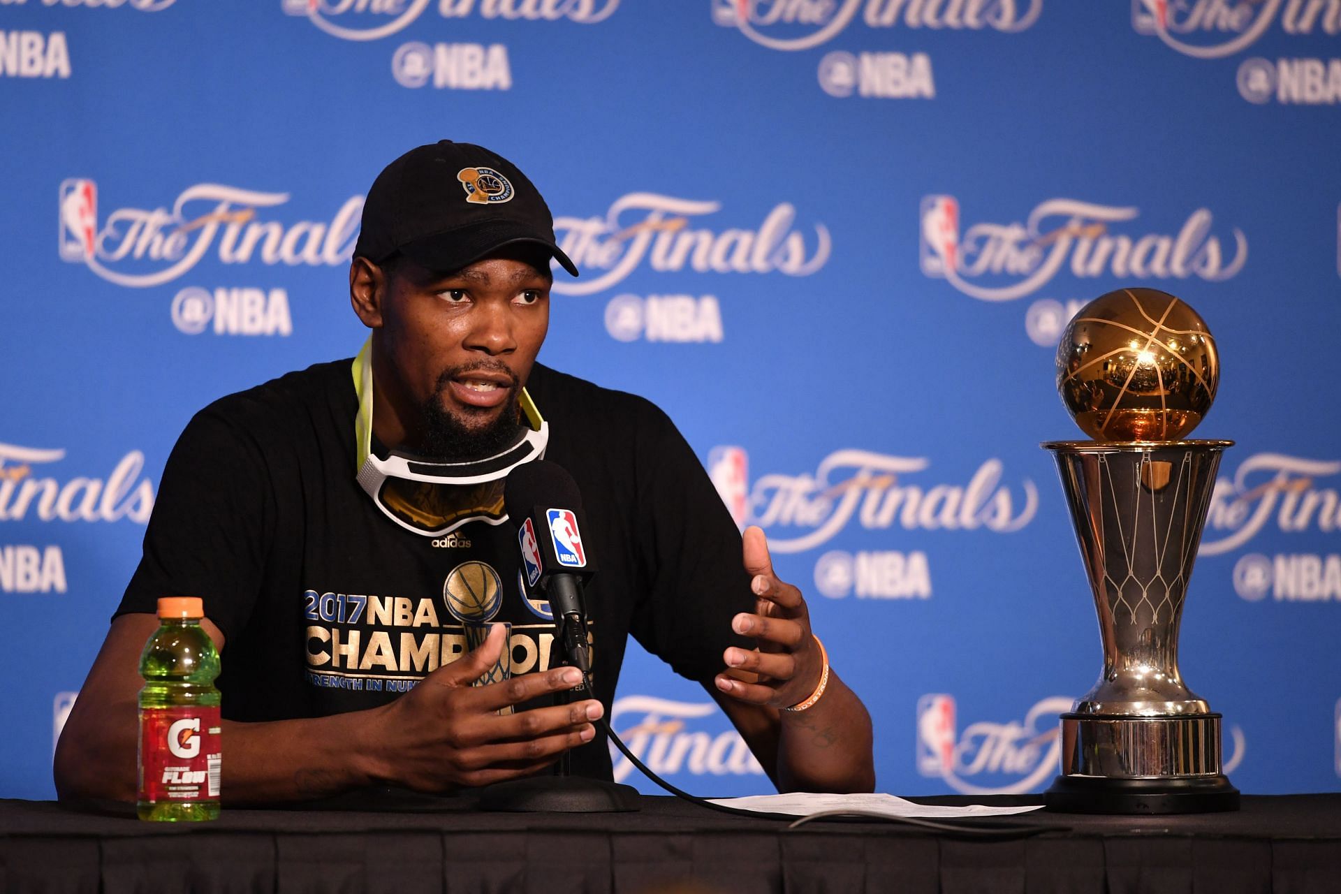 Durant has won two championships (Image via Getty Images)