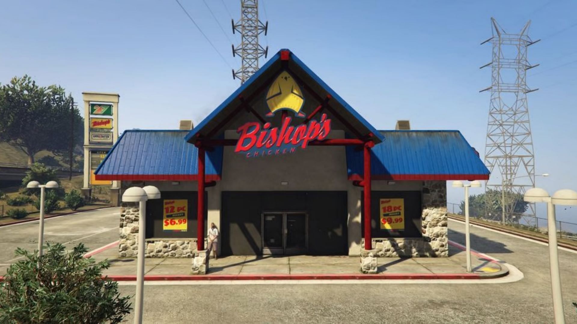 Bishop&#039;s Chicken at Tataviam Truck stop (Image via GTA Wiki)