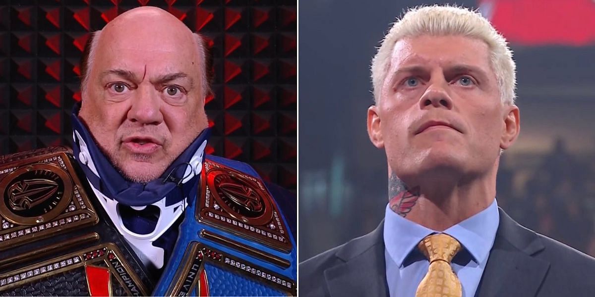 Paul Heyman and WWE Superstar Cody Rhodes