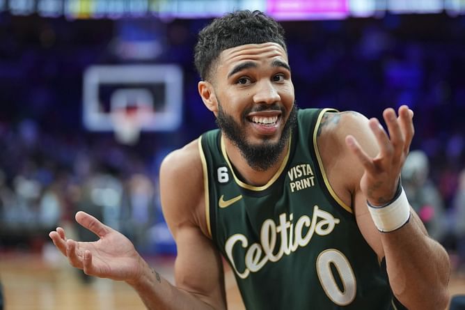 Jayson Tatum compares missed call against Knicks to his blatant foul on LeBron James: "This what I get for fouling Bron"