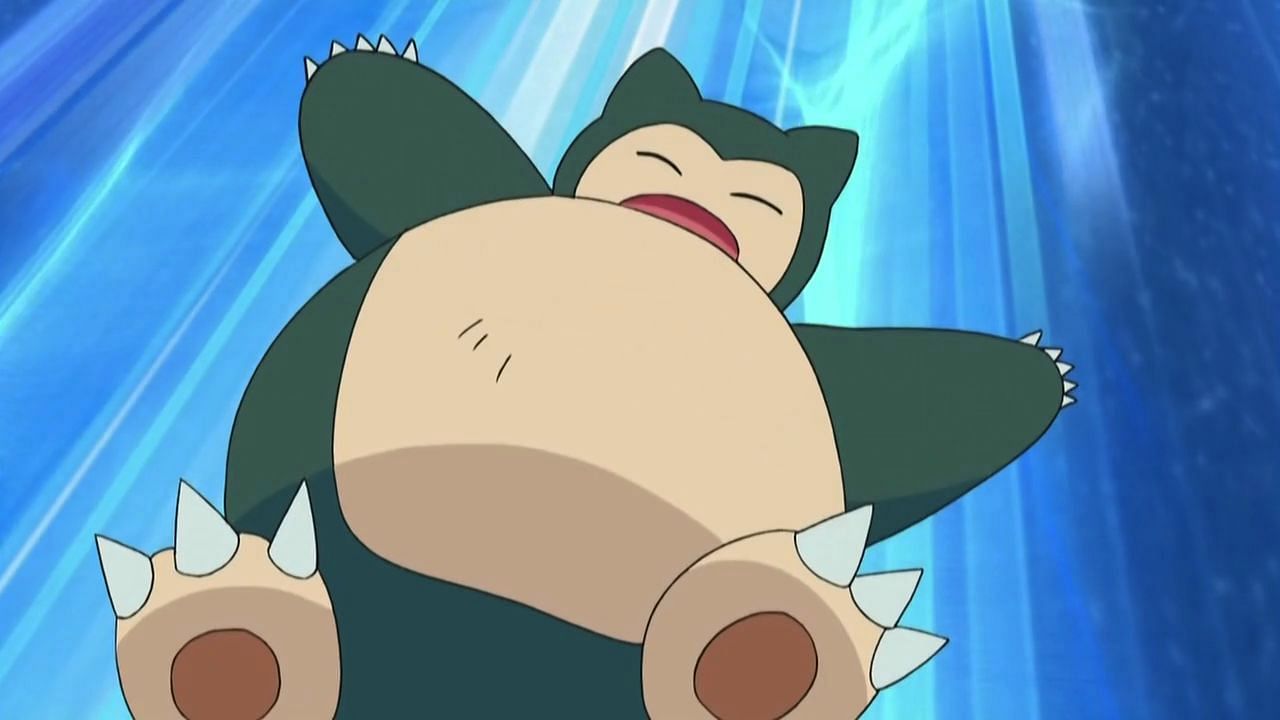 Ash&#039;s Snorlax as it appears in the anime (Image via The Pokemon Company)