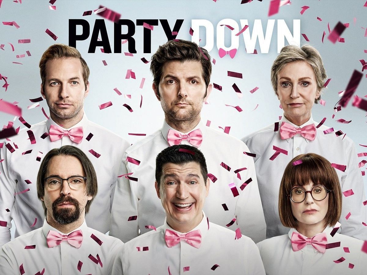 A poster for Party Down season 3 (Image Via Rotten Tomatoes)