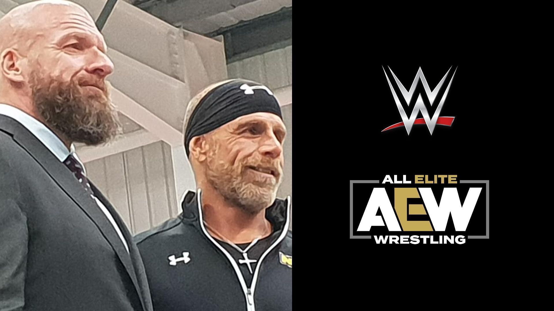 WWE Chief Content Officer Triple H, and SVP of Talent Development Creative, Shawn Michaels.