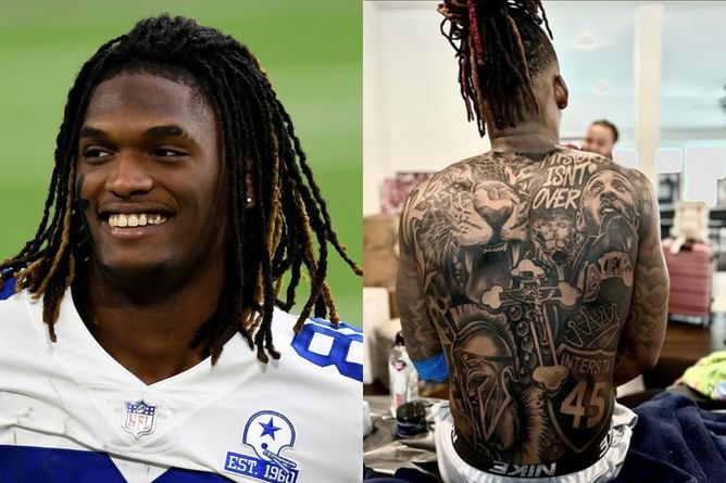 In Photos: Cowboys star CeeDee Lamb gets stunning Kobe Bryant tattoo