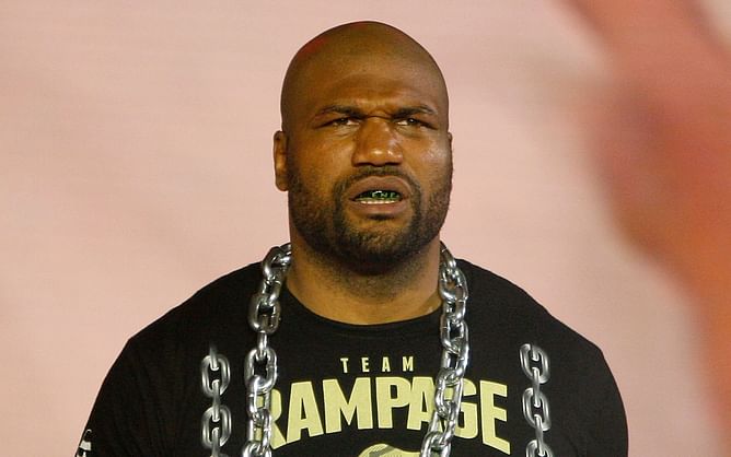 Rampage Jackson claims fighters often take a dive for money - "There's been fake fights in MMA"