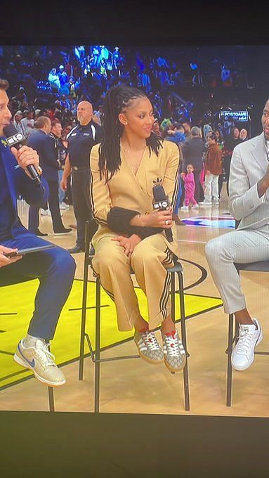 Candace Parker's Adidas suit at NBA All-Star has fans hyped: 