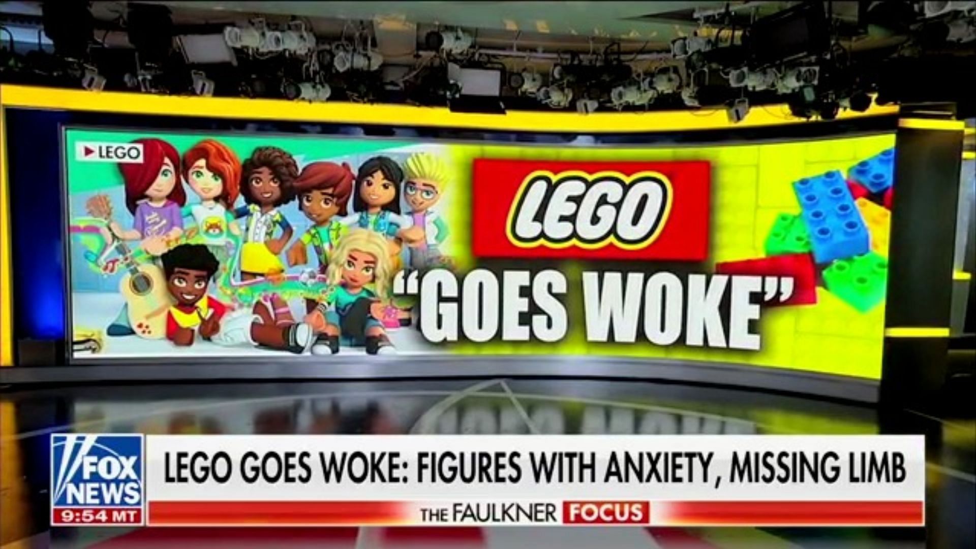 Lego is being branded &quot;woke&quot; for introducing characters with disabilities. (Image via @atrupar/Twitter)