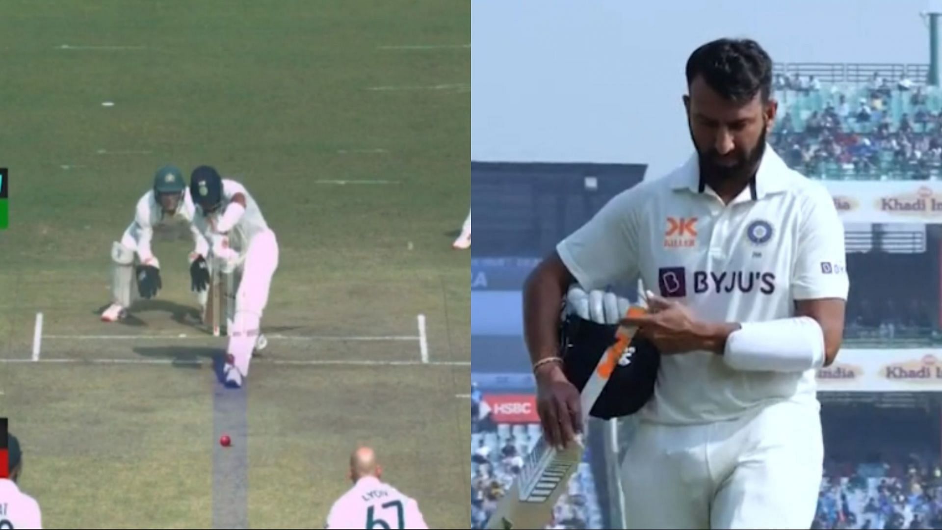 Cheteshwar Pujara failed to open his account today (Image: BCCI)