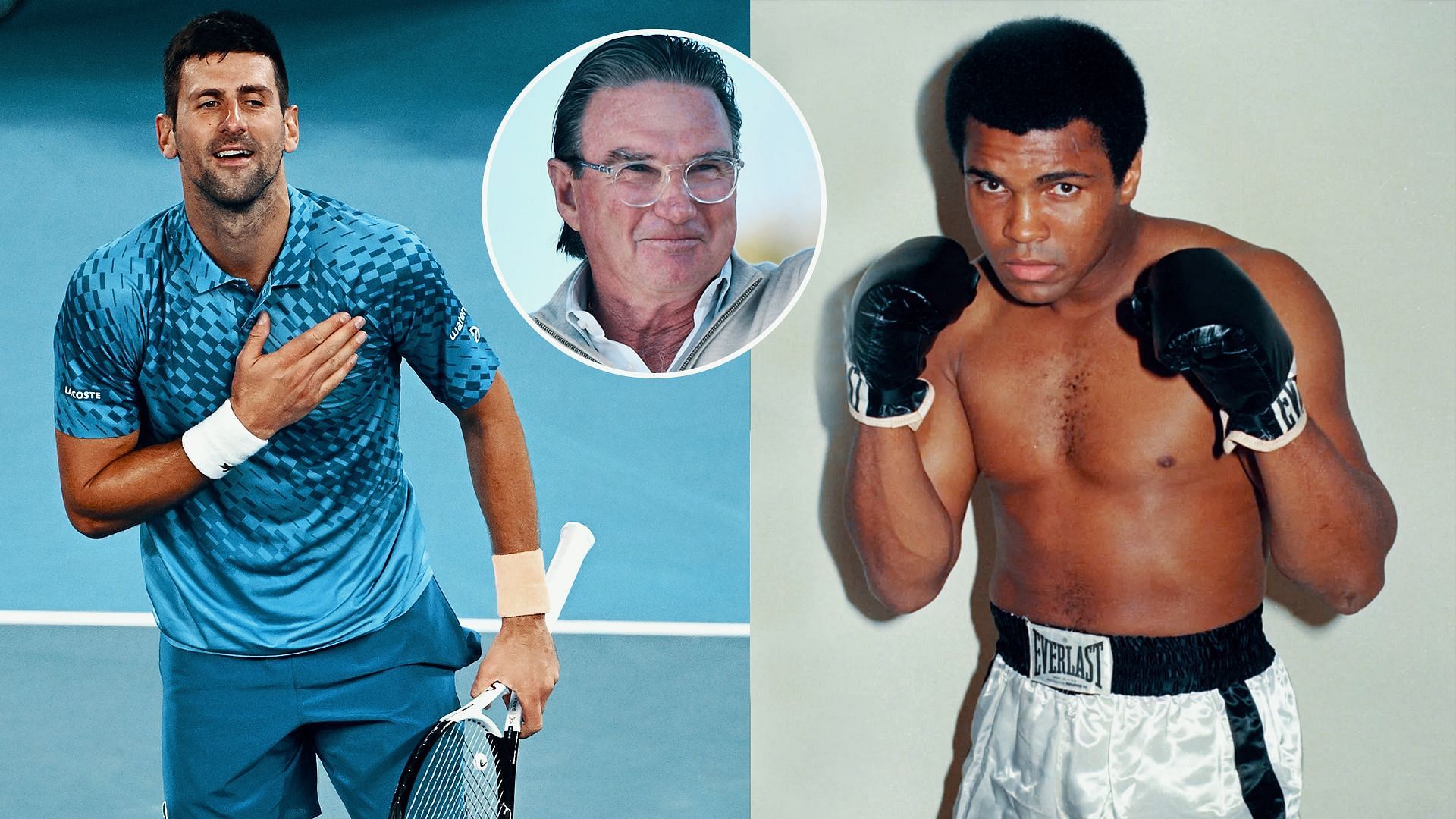 Jimmy Connors has compared Novak Djokovic with Muhammad Ali.