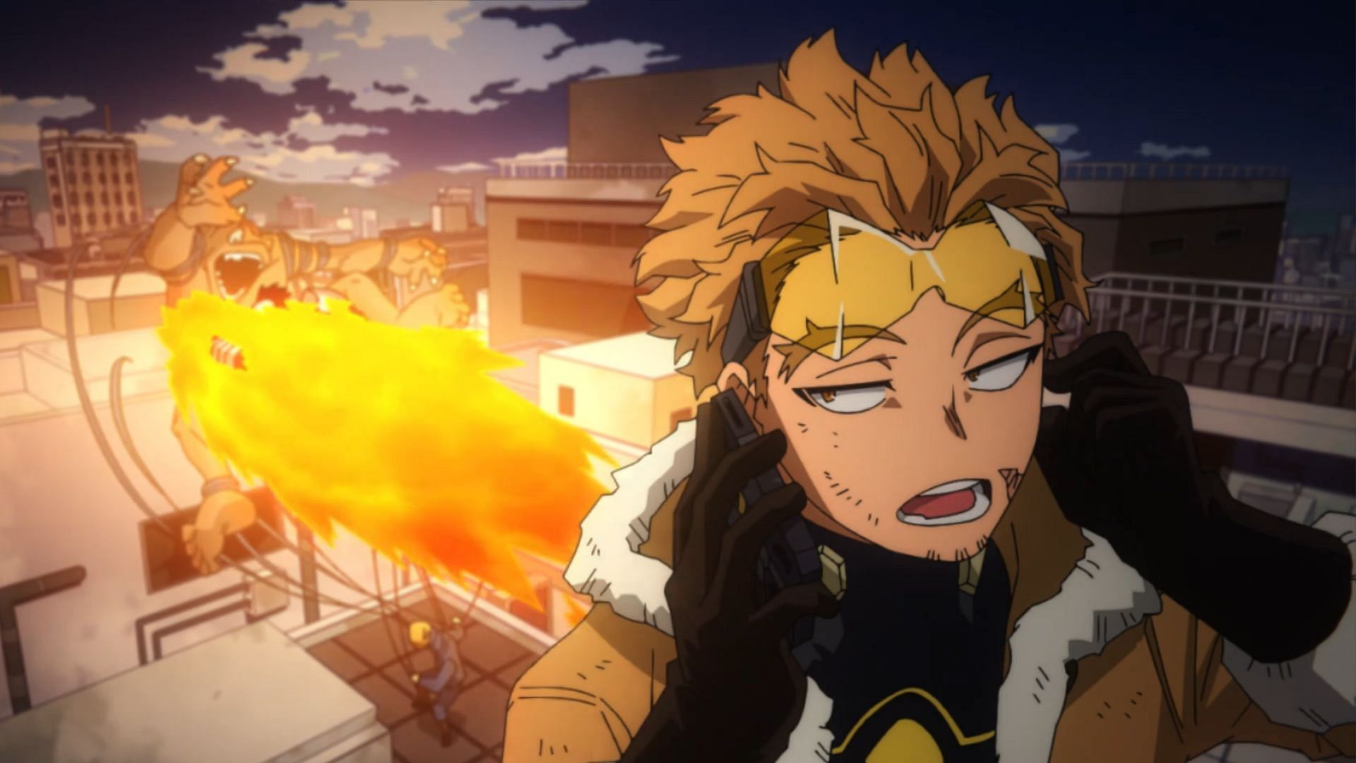 Hawks as seen in My Hero Academia season 6 episode 19 preview (Image via BONES)