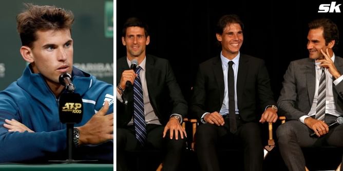 "There is no single GOAT, all three deserve it" - Dominic Thiem feels GOAT debate is disrespectful to Roger Federer, Rafael Nadal, and Novak Djokovic