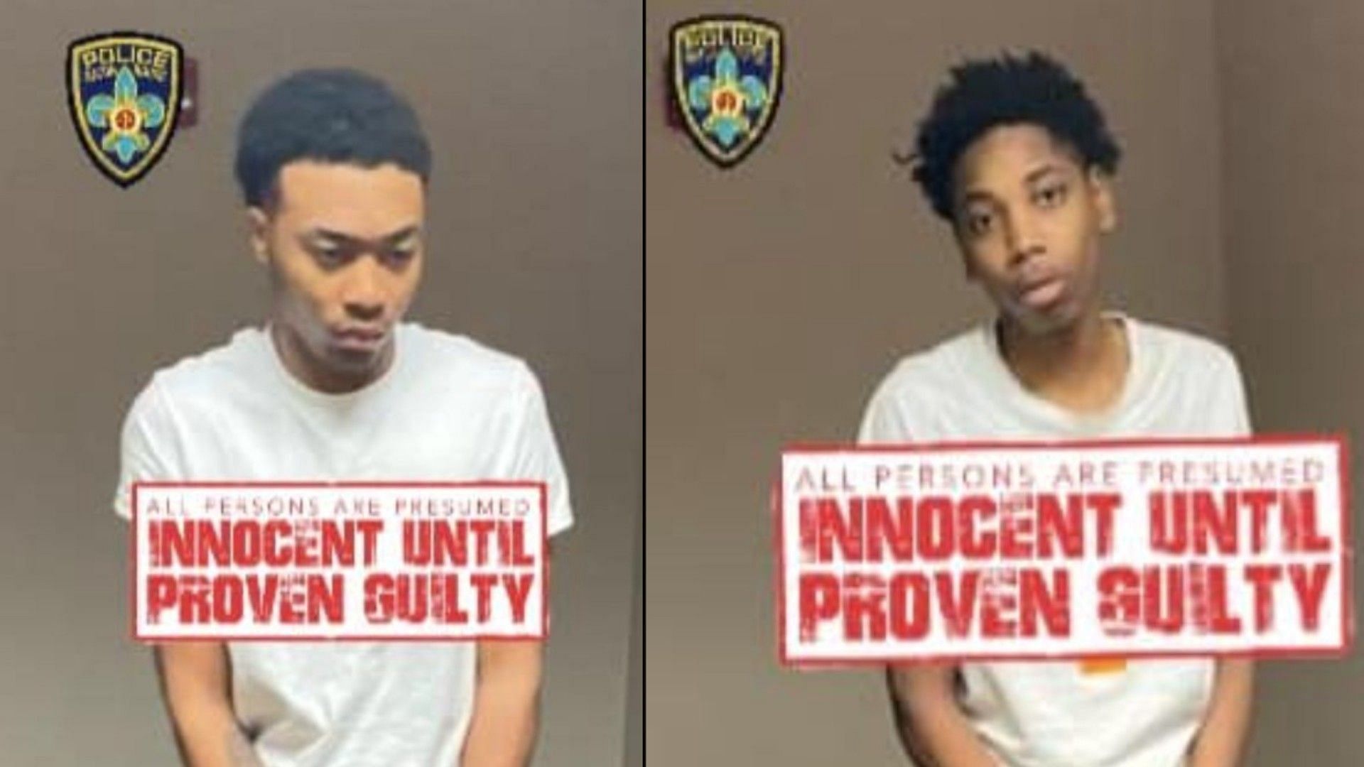 Nikeal Franklin and Jy&rsquo;Shaun Jackson (Image via Baton Rogue Police department/Facebook)