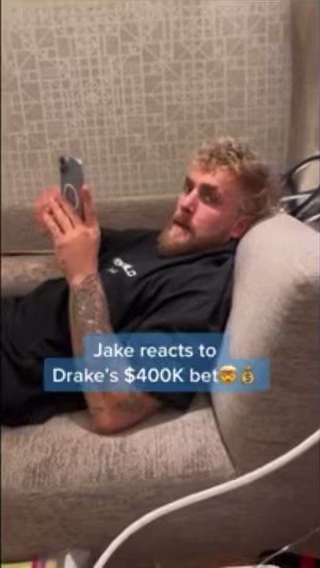 Drake lost $400K betting on Jake Paul to KO Tommy Fury 