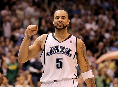 Carlos Boozer with the Utah Jazz