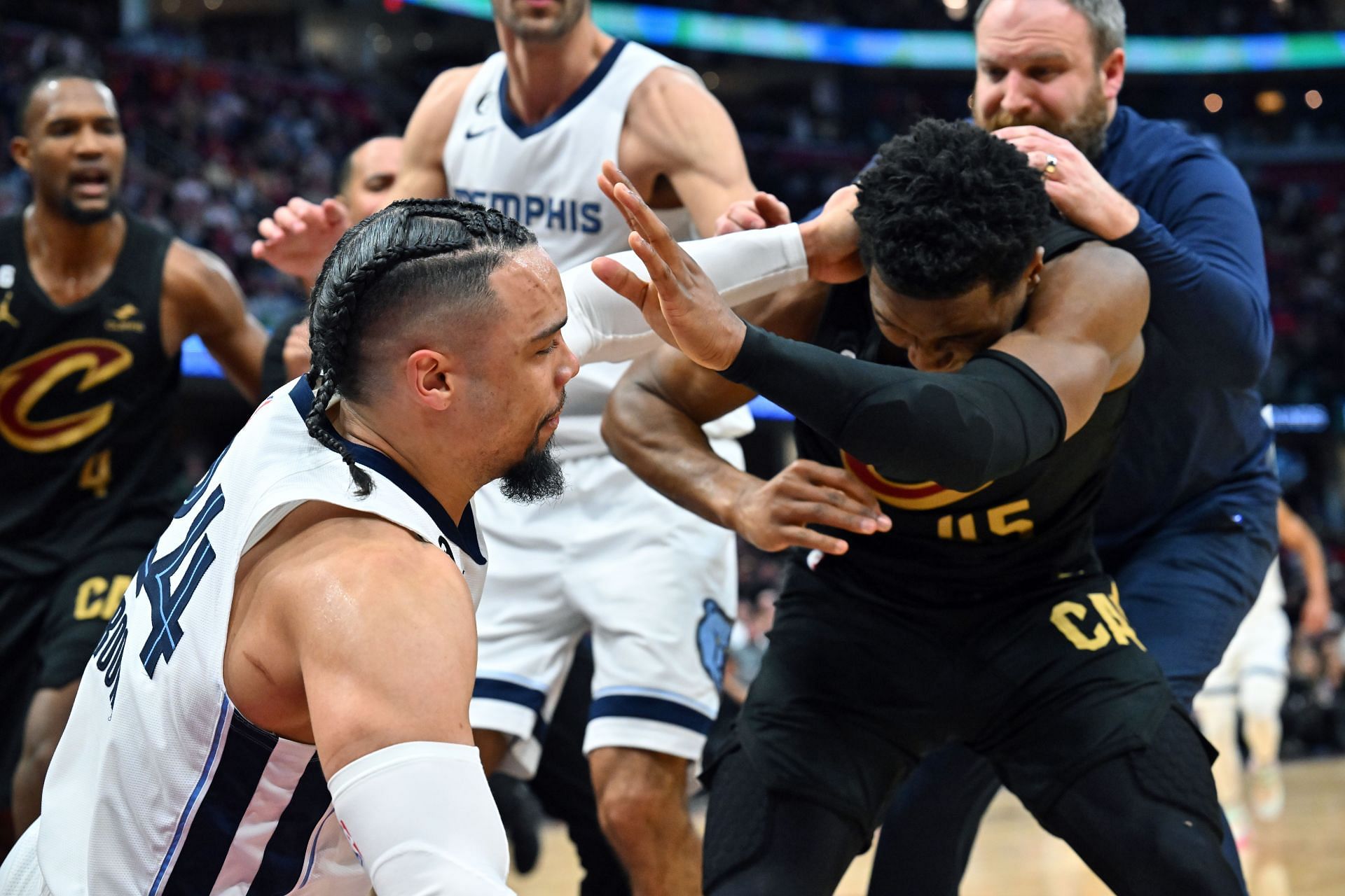 Donovan MitchellDillon Brooks NBA brawl Why it happened, ejections