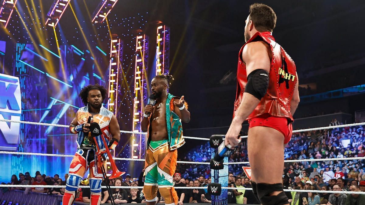 LA Knight&#039;s moment was destroyed by The New Day on WWE SmackDown.