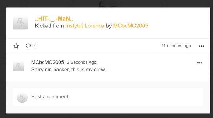 Rockstar Games Social Club for GTA Online seems to be compromised again