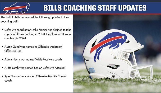 What happened to Leslie Frazier? Bills DC decides to take year off