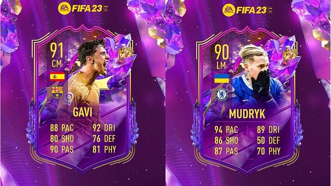 All FIFA 23 Future Stars leaked cards featuring Gavi, Mudryk, and more