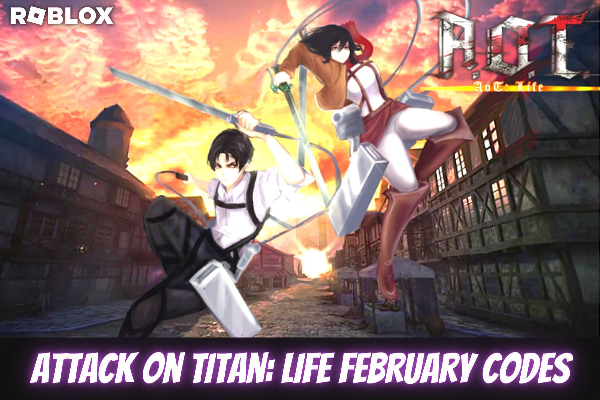 Roblox Attack on Titan: Life February code