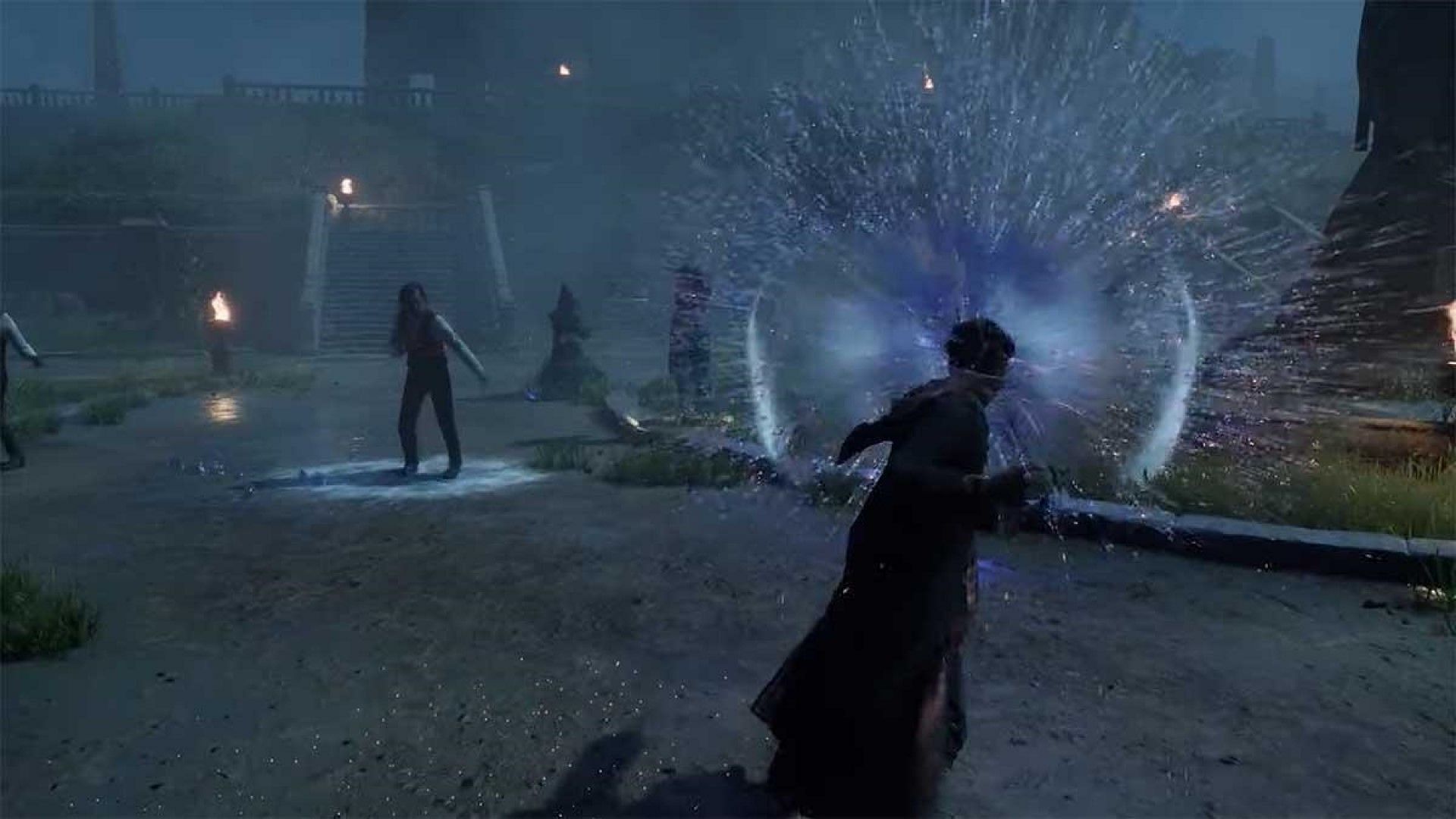 Hogwarts Legacy has intense magical battles(Image credits Warner Bros)