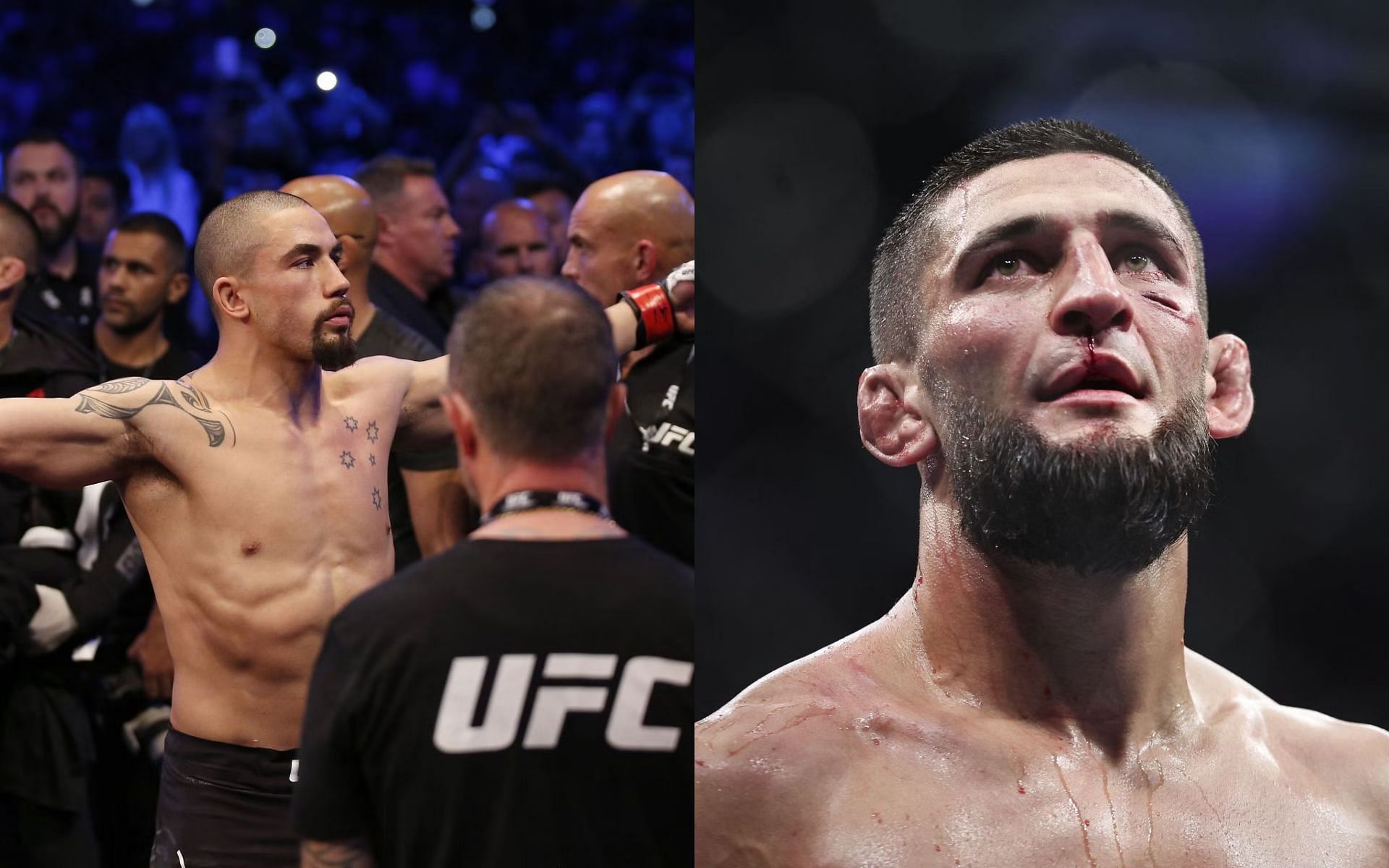 Robert Whittaker and Khamzat Chimaev