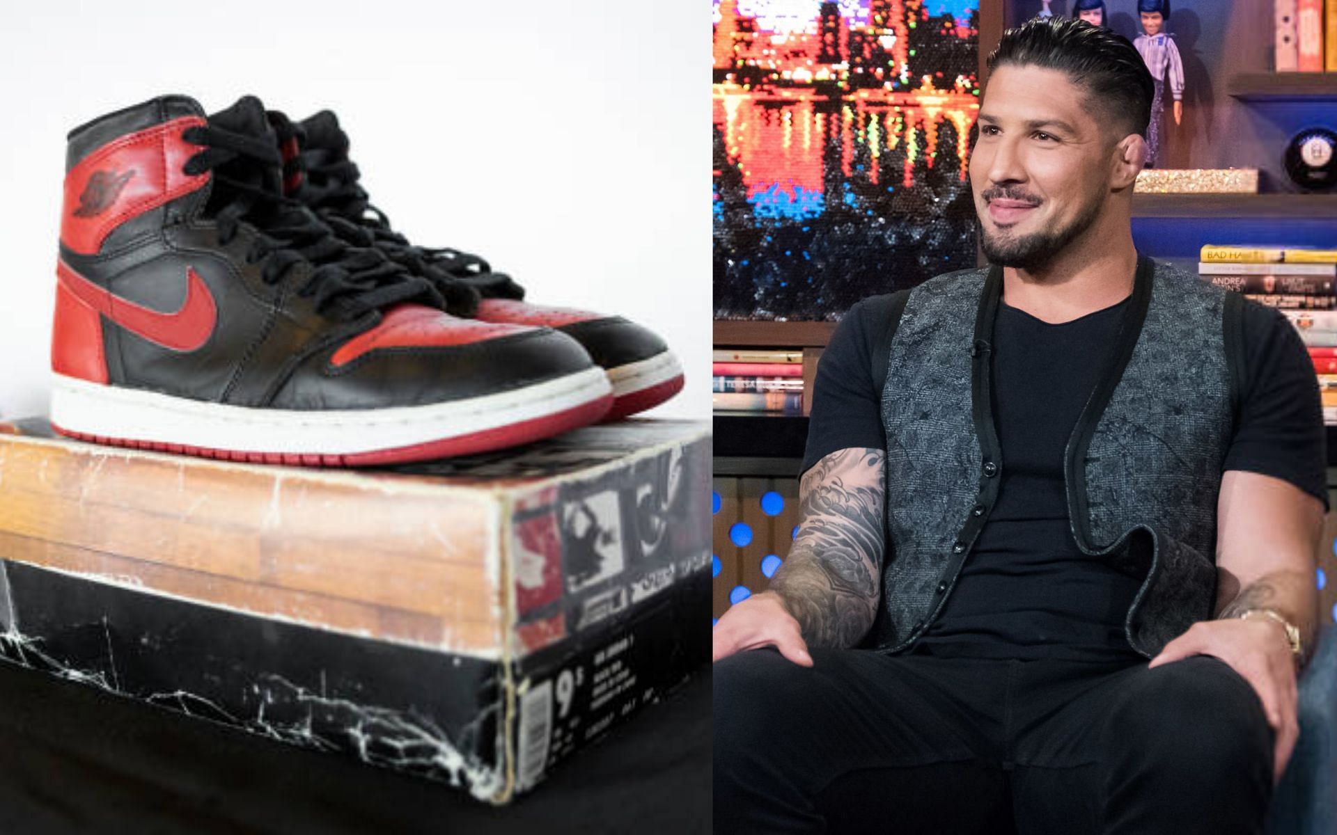 UFC heavyweight contender thanks Brendan Schaub for gifting him shoes that actually fit him