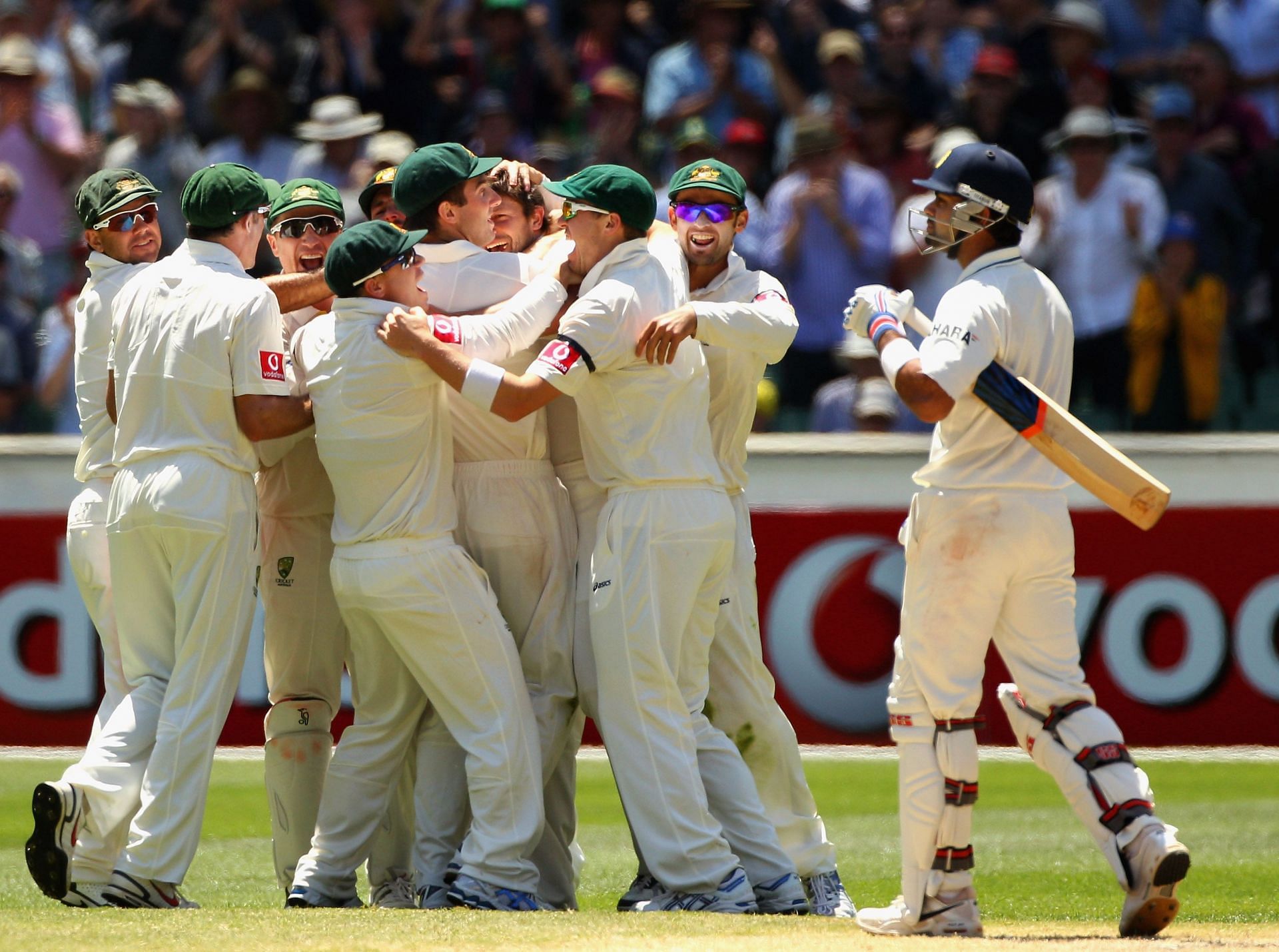 Ben Hilfenhaus celebrates after the wicket of Virat Kohli in the 2011 MCG Test. Pic: Getty Images