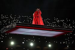 PHOTO: Picture of Rihanna sporting NY Mets shirt surfaces online after epic Super Bowl halftime performance