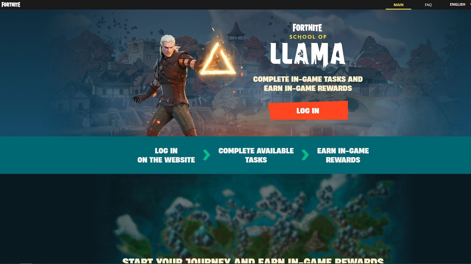 To get started, visit the School of Llama website (Image via Epic Games)
