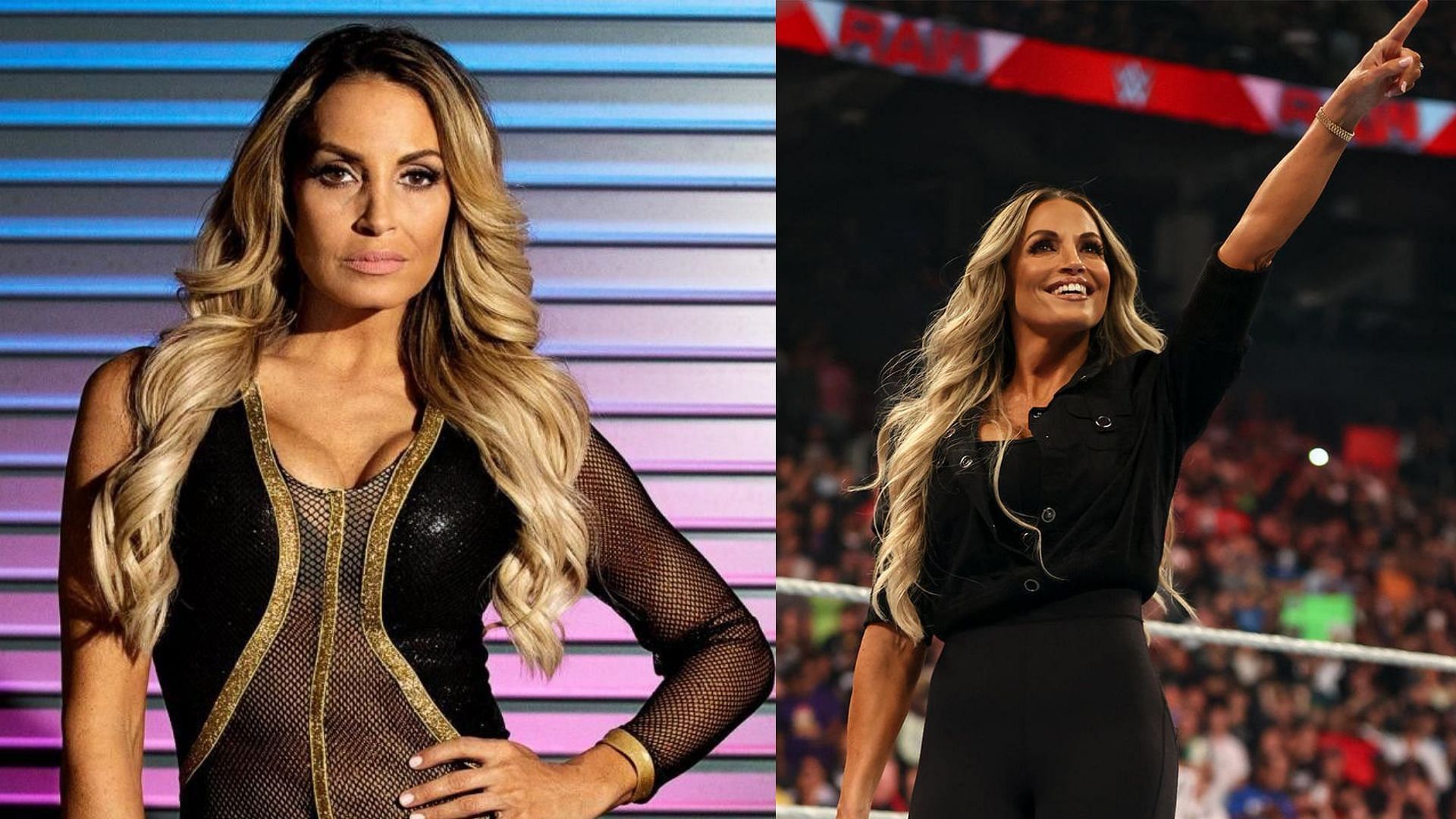 Trish Stratus was supposed to appear on WWE RAW this week. 