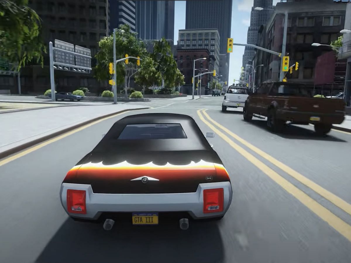 Fan makes GTA 3 remake in Unreal Engine 5 using GTA 5 mods (Gameplay  concept)
