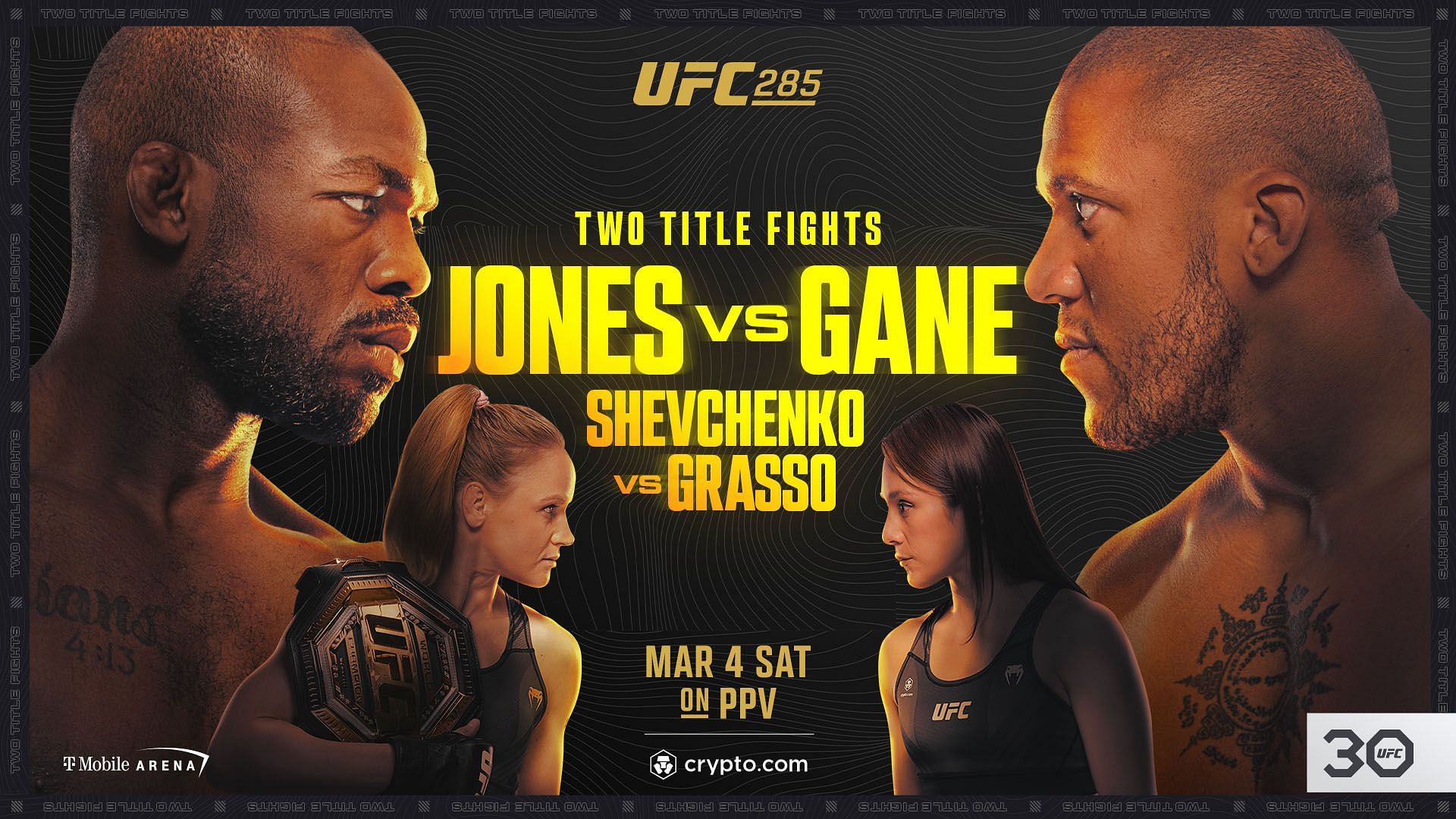 UFC 285 poster [Image via @ufc on Instagram]