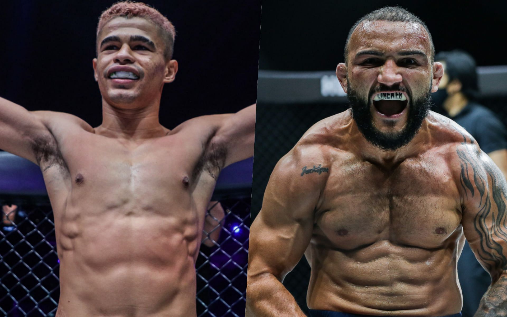 Fabricio Andrade (L) and John Lineker (R) will settle their rivalry at ONE Fight Night 7. | Photo by ONE Championship