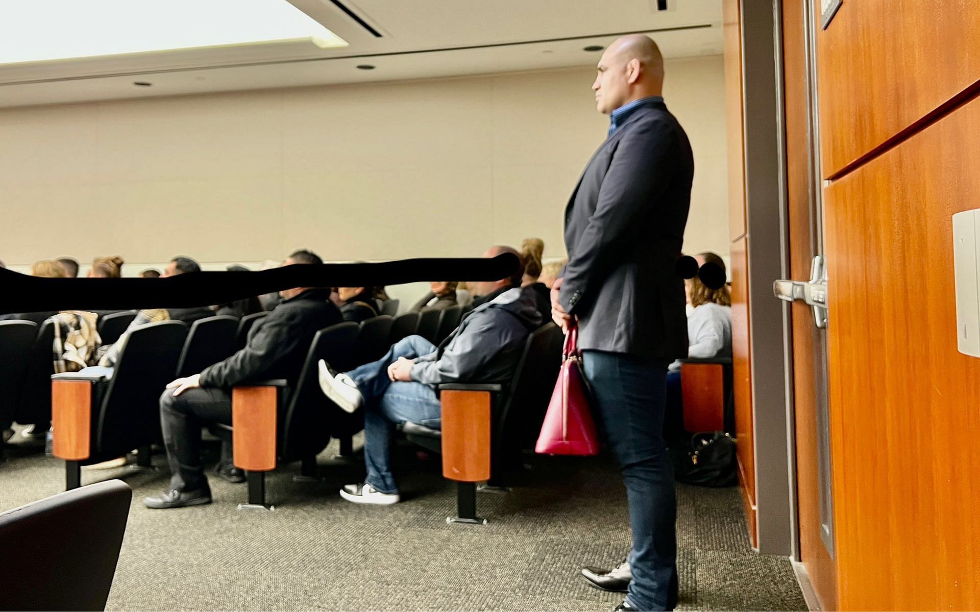Cain Velasquez attends court as his son testifies [Image courtesy: @newsdamian on Twitter]