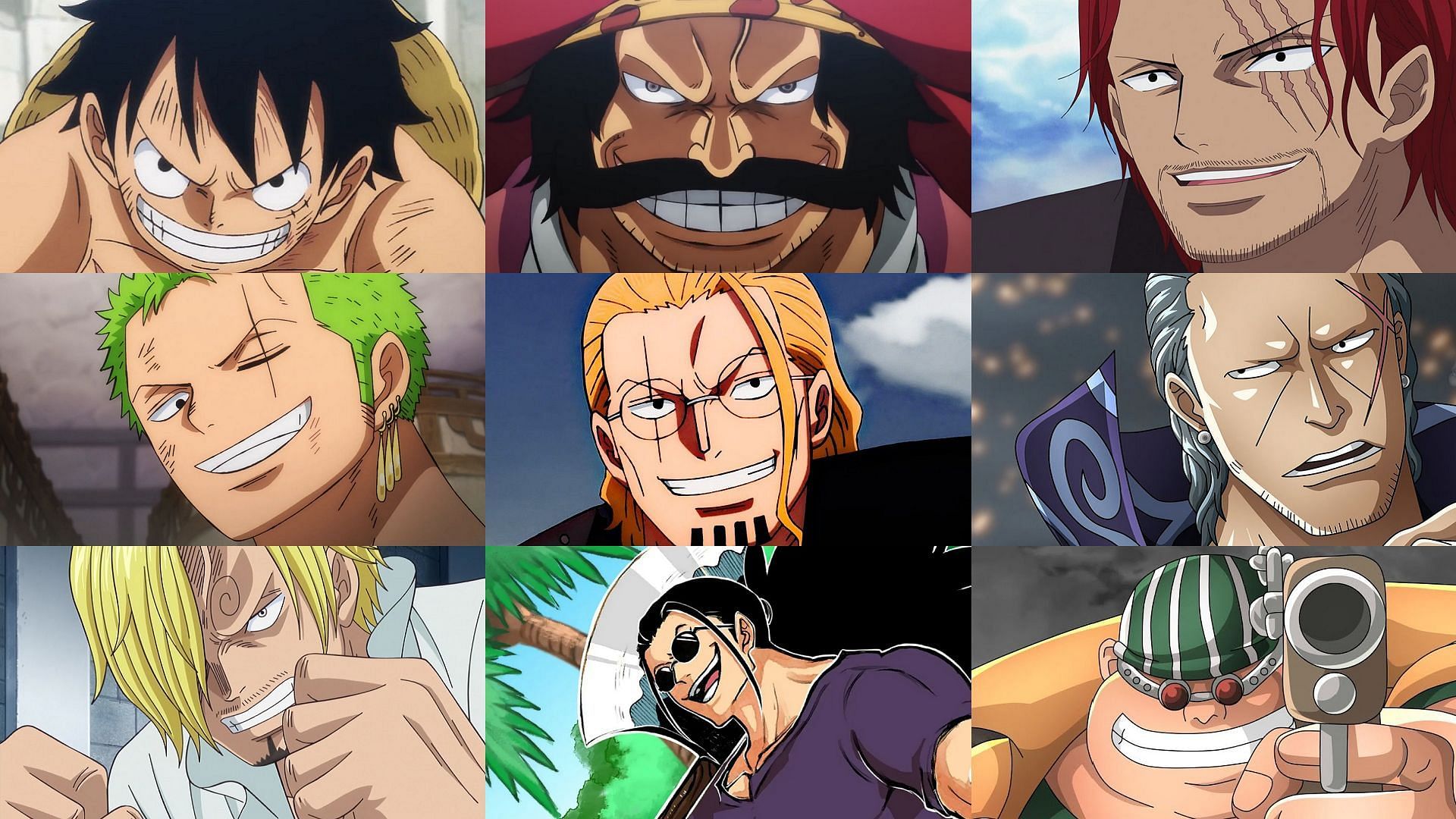 The parallel between Straw Hat Pirates, Roger Pirates, and Red Hair Pirates is clear (Image via Toei Animation, One Piece)