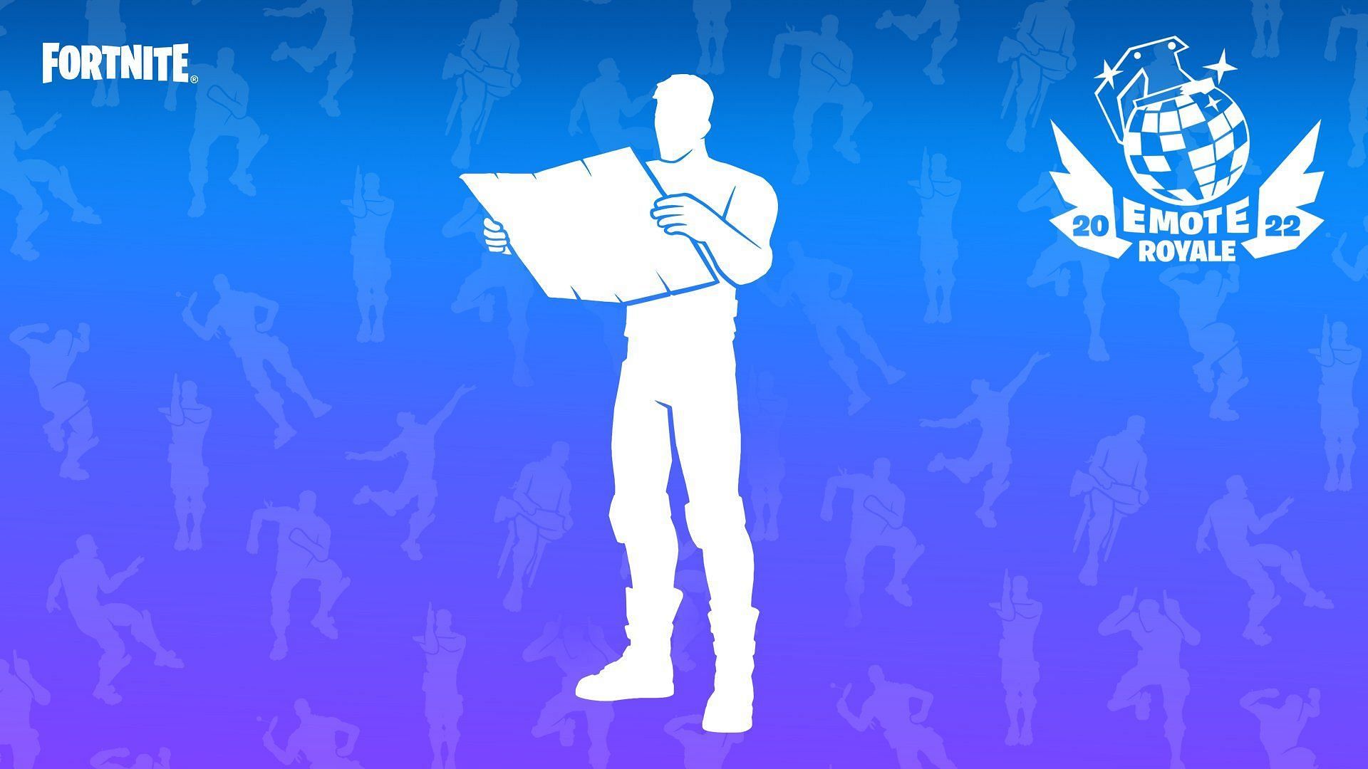 The Check the Map emote won the Emote Royale (Image via ShiinaBR on Twitter)