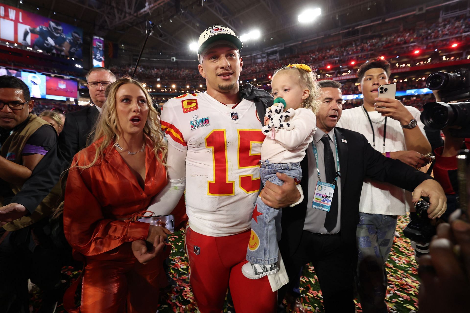 Super Bowl 2023: Patrick Mahomes, Wife Brittany Celebrate Win