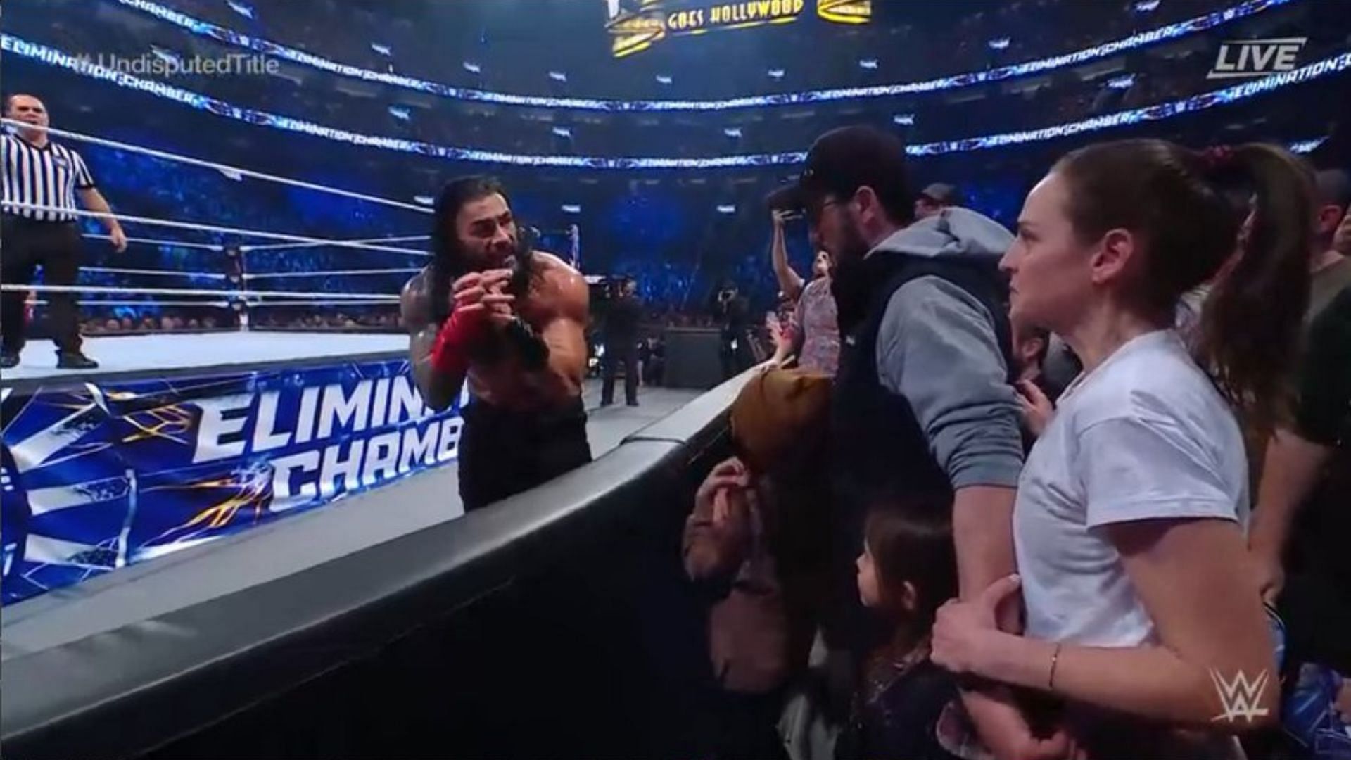 Roman Reigns received a message from Sami Zayn