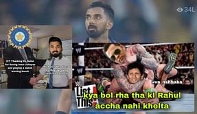 "Dekh... Dekh na" - Top 10 funny memes after KL Rahul and Ravindra Jadeja's rescue act helps India win low-scoring 1st ODI vs Australia