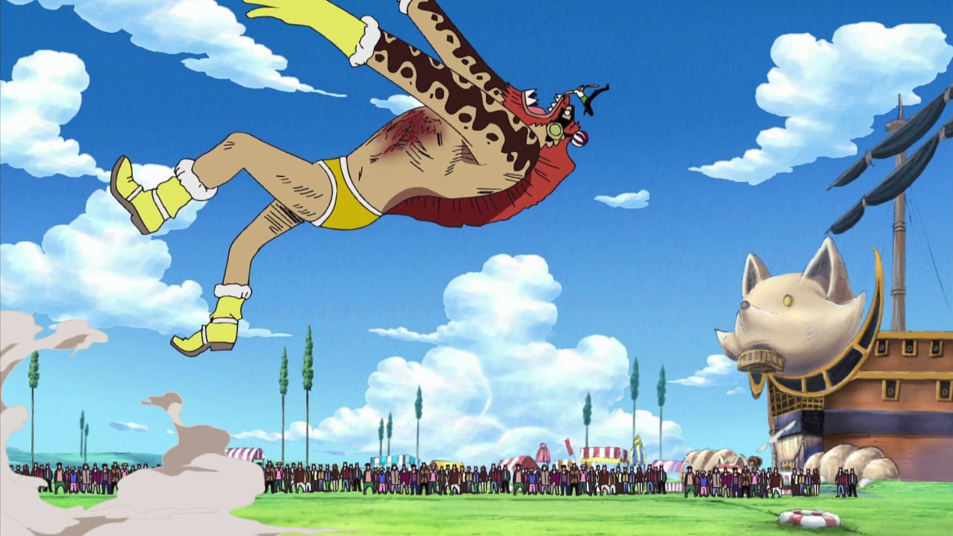 Big Pan during the Davy Back Fight (Image via Toei Animation, One Piece)