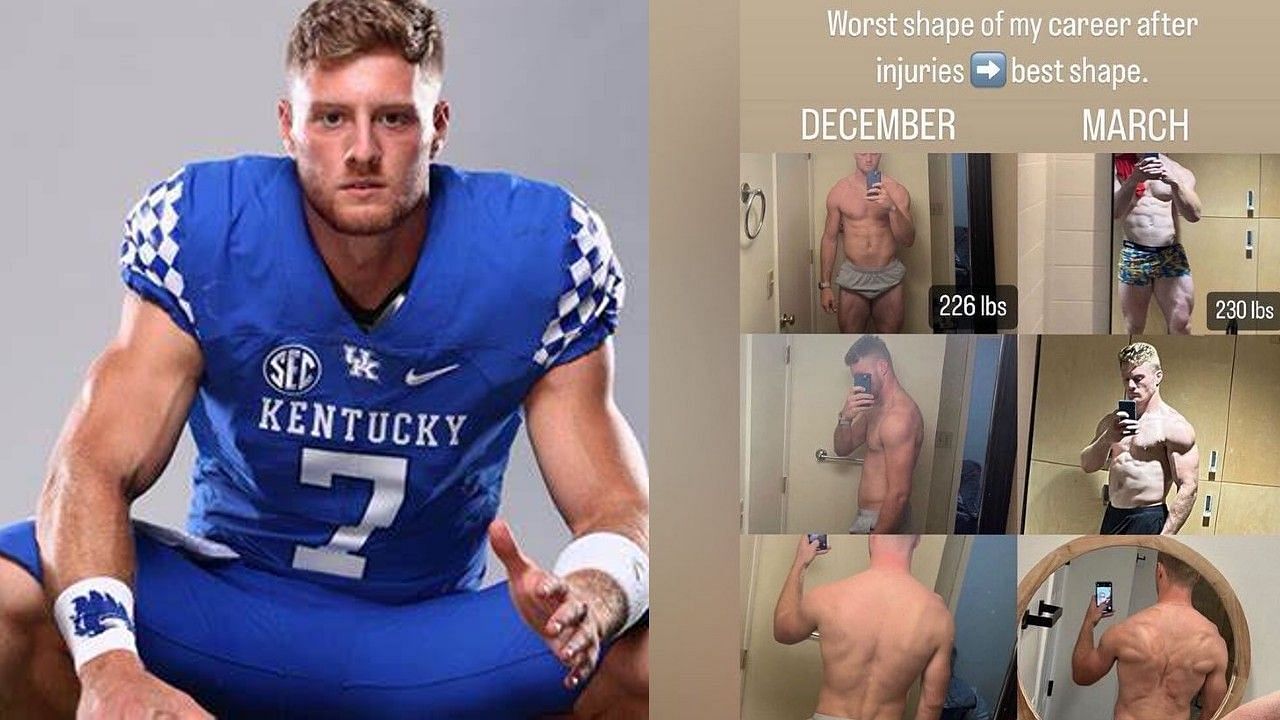 Kentucky quarterback Will Levis showed off his new physique on social media and it has many scratching their heads. 