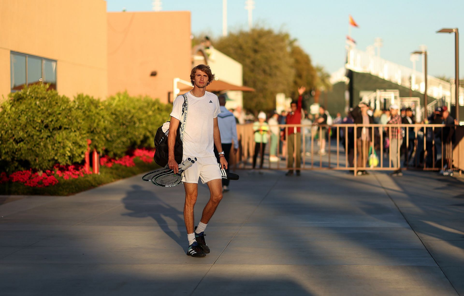 Alexander Zverev at the 2023 BNP Paribas Open.