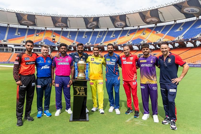 "ARE. YOU. READY" IPL 2023 captains pose for a group photo with the